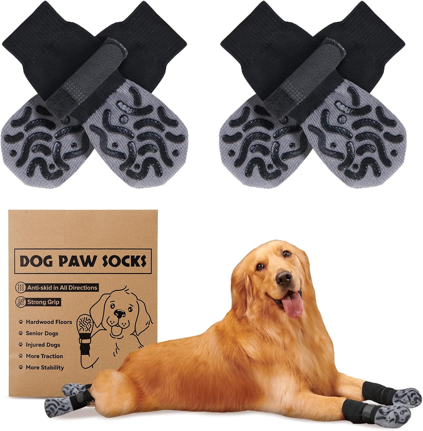 PICK FOR LIFE Hundesocken Anti Rutsch XL