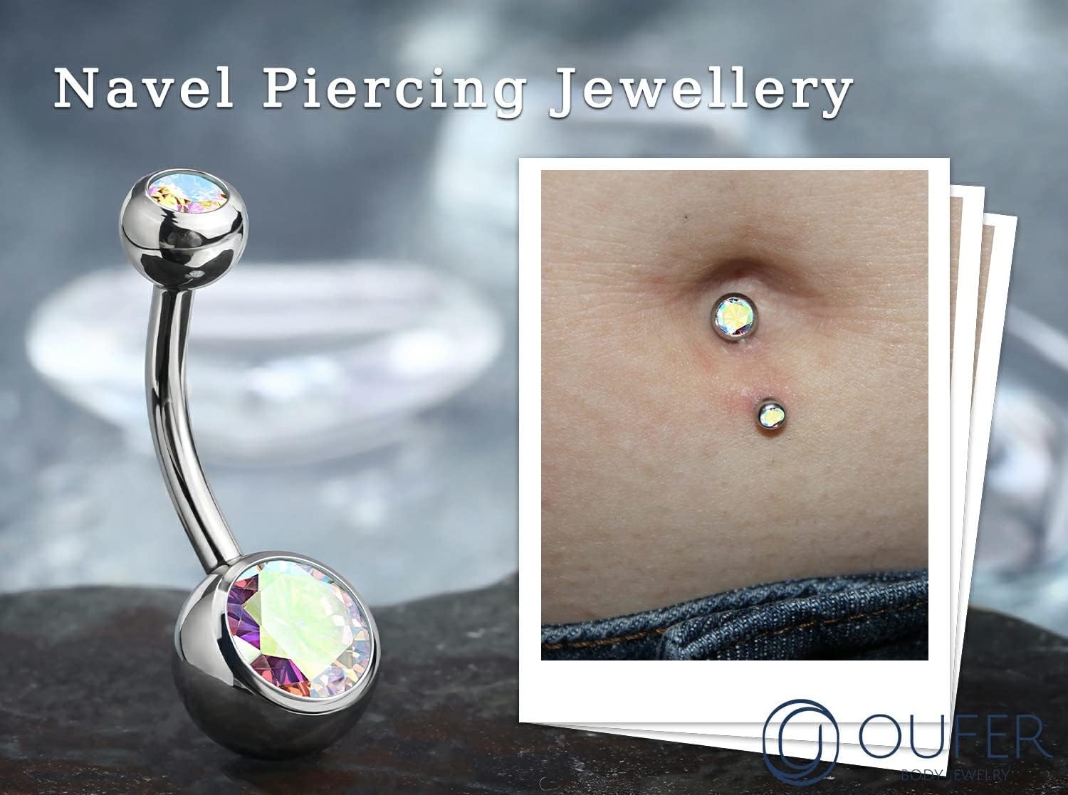Thumbnail 3 de OUFER Bar ombilicale titane 10 mm 14G