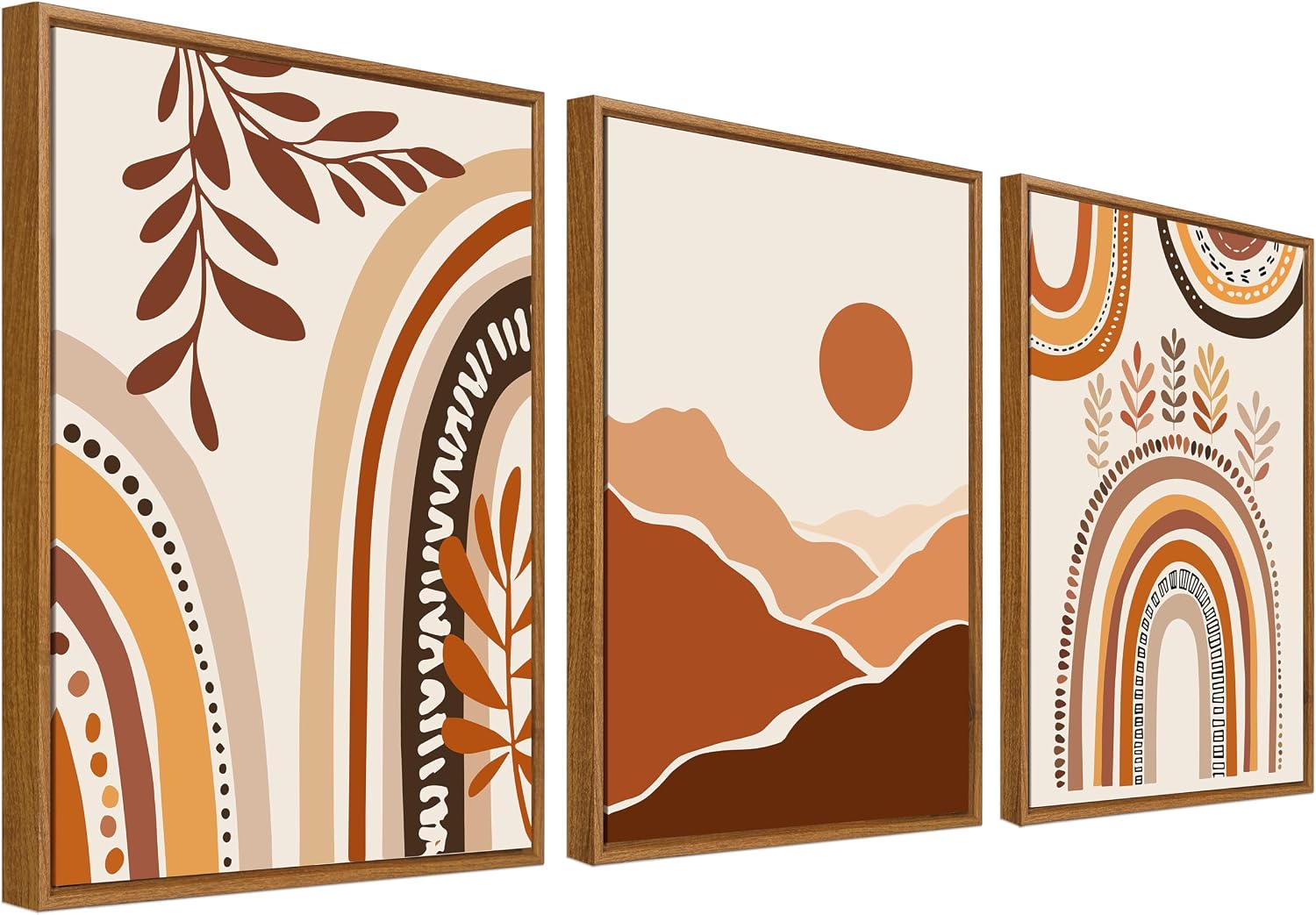 Thumbnail 6 de Wooden Framed Canvas Wall Art Set 120cm