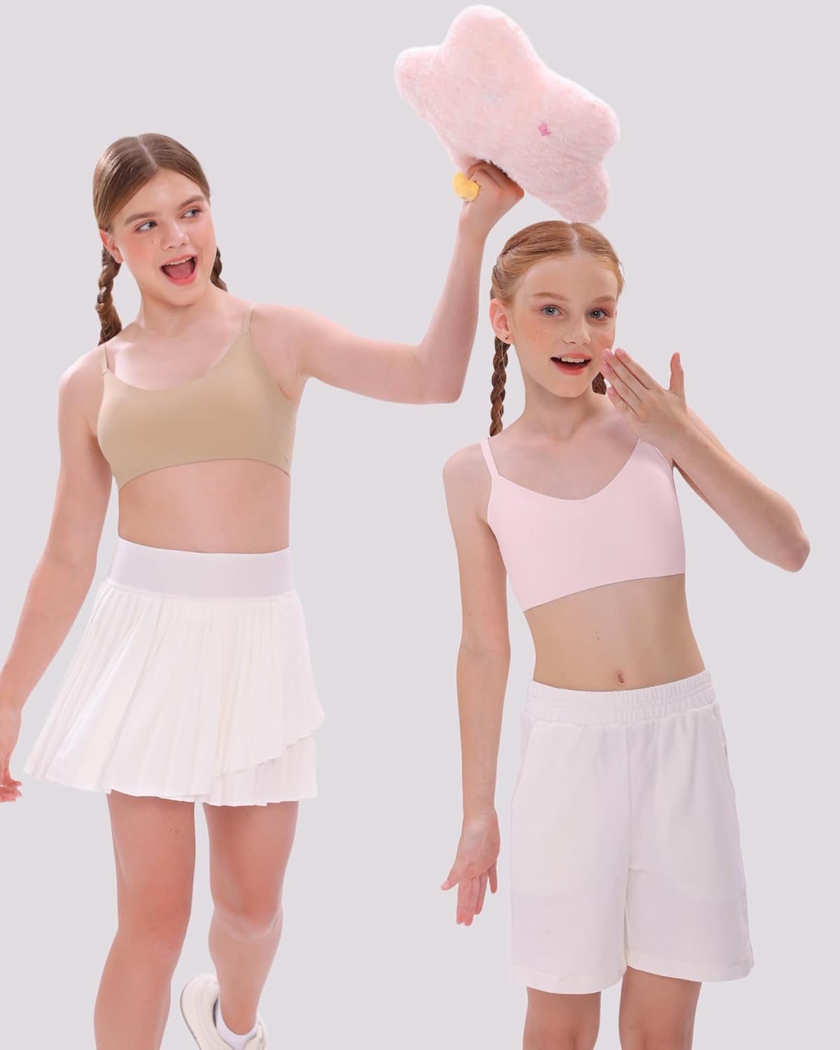 Detalle de SALIA GIRL Training Bras for Girls with Soft Fixed Padding and Seamless Comfort