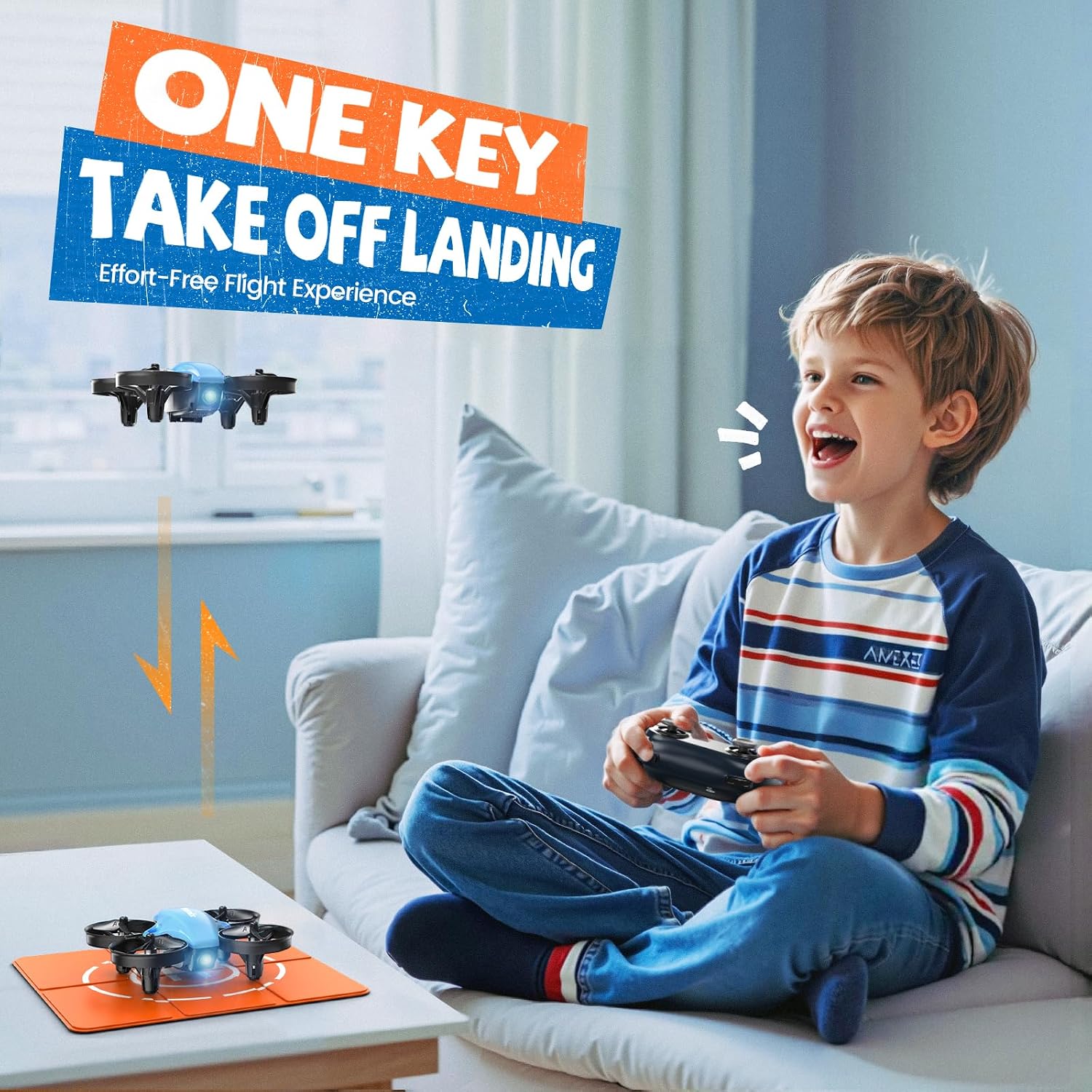 Detalle 1 de Veeniix V995 Mini Drone for Kids and Beginners, 3D Flips, 3 Batteries