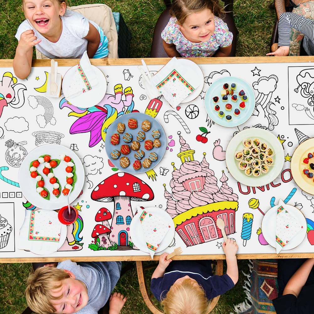 Thumbnail 6 de AYESY Nappe à colorier 183×76 cm 🎨