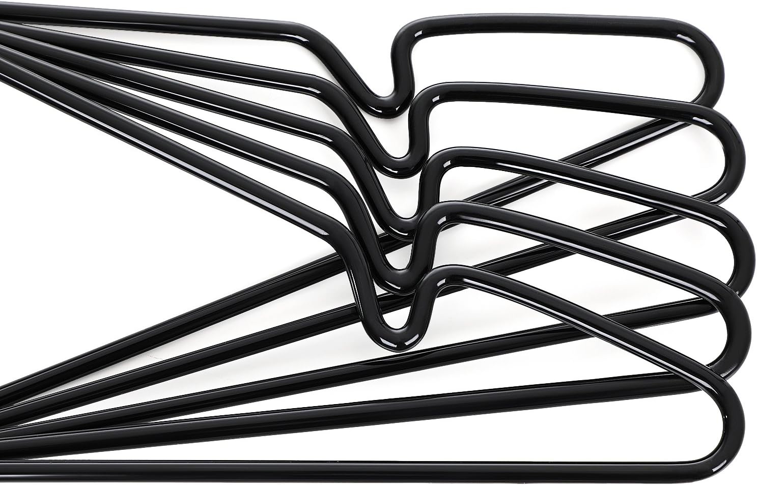 Detalle de SONGMICS CRI33B-20 Metal Clothes Hangers, 20-Pack, Non-Slip, Slim Design