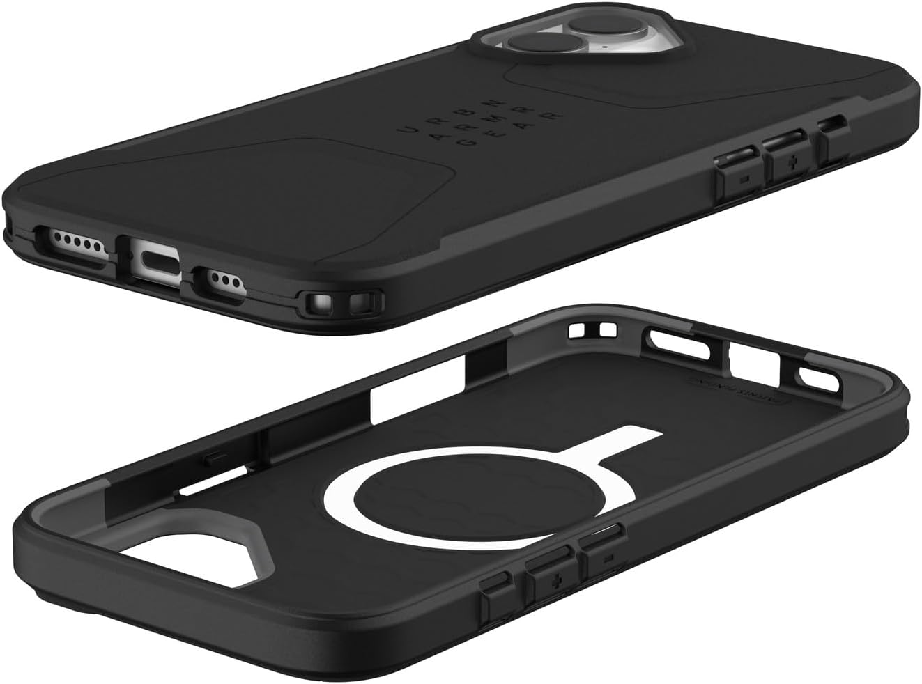 Detalle 2 de URBAN ARMOR GEAR CIVILIAN UAG-IPH24LB-CMS-BK iPhone 16 Plus用耐衝撃ケース MagSafe対応・ブラック