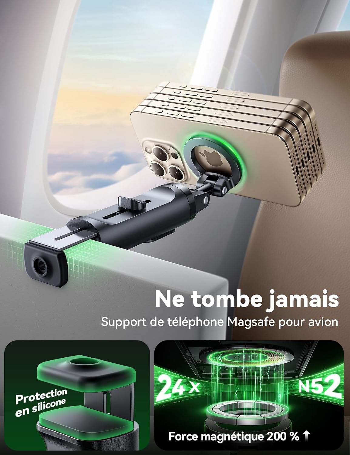 Detalle 1 de JOYROOM MagSafe Porte Téléphone 40 cm