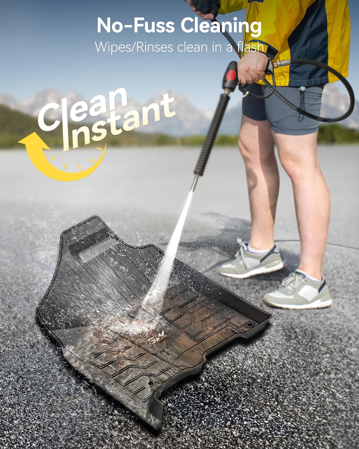 Thumbnail 3 de 3W Floor Mats Fit for Dodge Ram Crew Cab 2013-2018