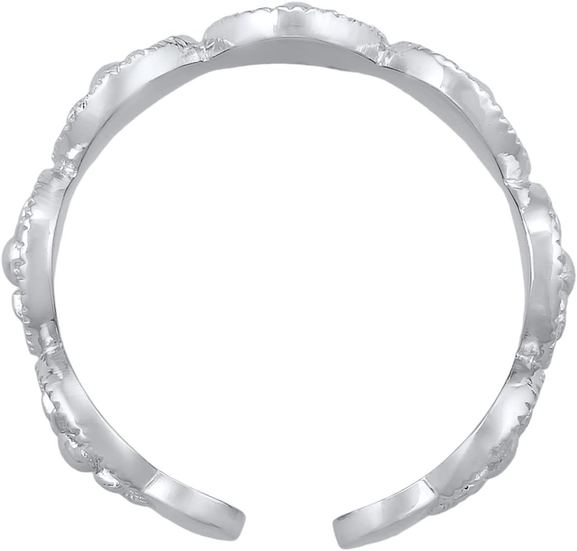 Detalle de Elli Ring Damen Band Sonne Design Offen aus 925 Sterling Silber