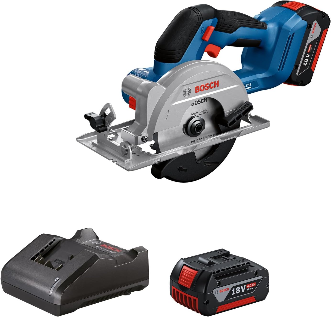 Thumbnail 6 de Bosch Professional GKS 18V-51 Akku-Kreissäge 140 mm 🛠