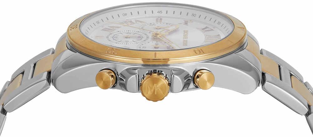 Detalle de Michael Kors Montre Alek pour Homme : chronographe quartz et bracelet en acier inoxydable