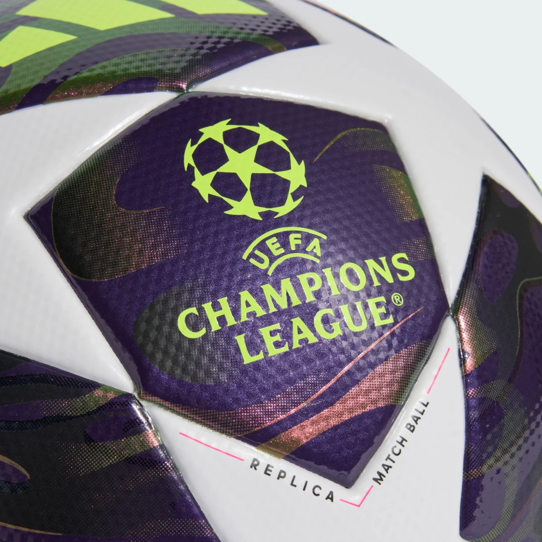Detalle 2 de BALÓN OFICIAL FINAL DE LA UEFA CHAMPIONS LEAGUE de Adidas (violeta) — ficha para decidir si merece la pena