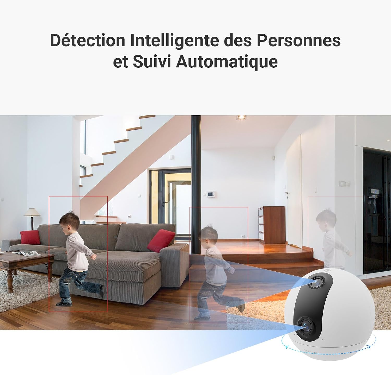Detalle 2 de EZVIZ C60p Caméra intérieure 2K avec suivi automatique