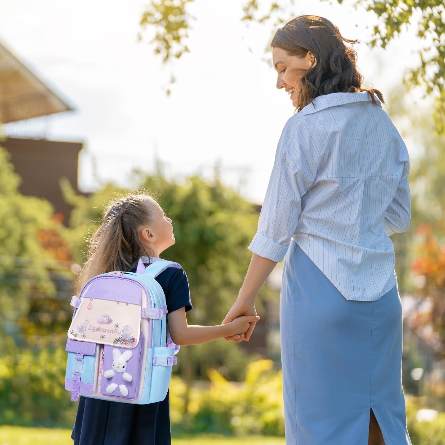 Thumbnail 5 de Aucuu sac à dos enfant 21 L pour maternelle et primaire (cartable fille, imperméable)