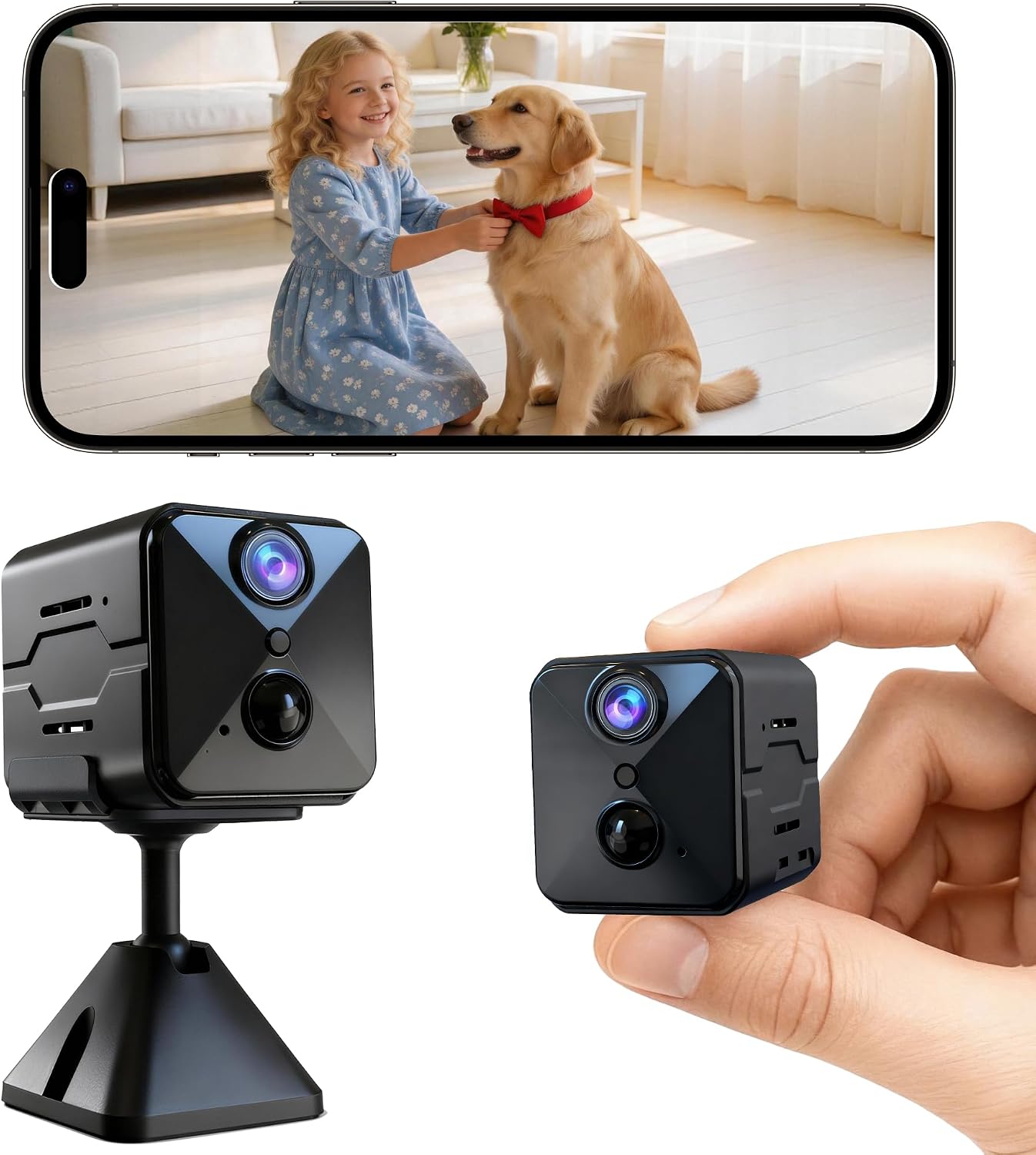 Detalle de javiscam Fully Upgraded 4K Hidden Camera Mini Spy Camera