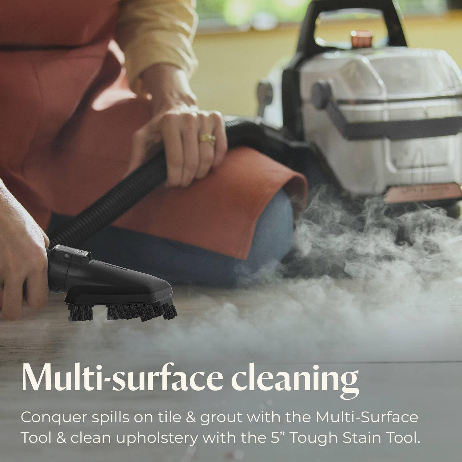 Detalle de BISSELL HydroSteam 64 oz carpet cleaner 🧽