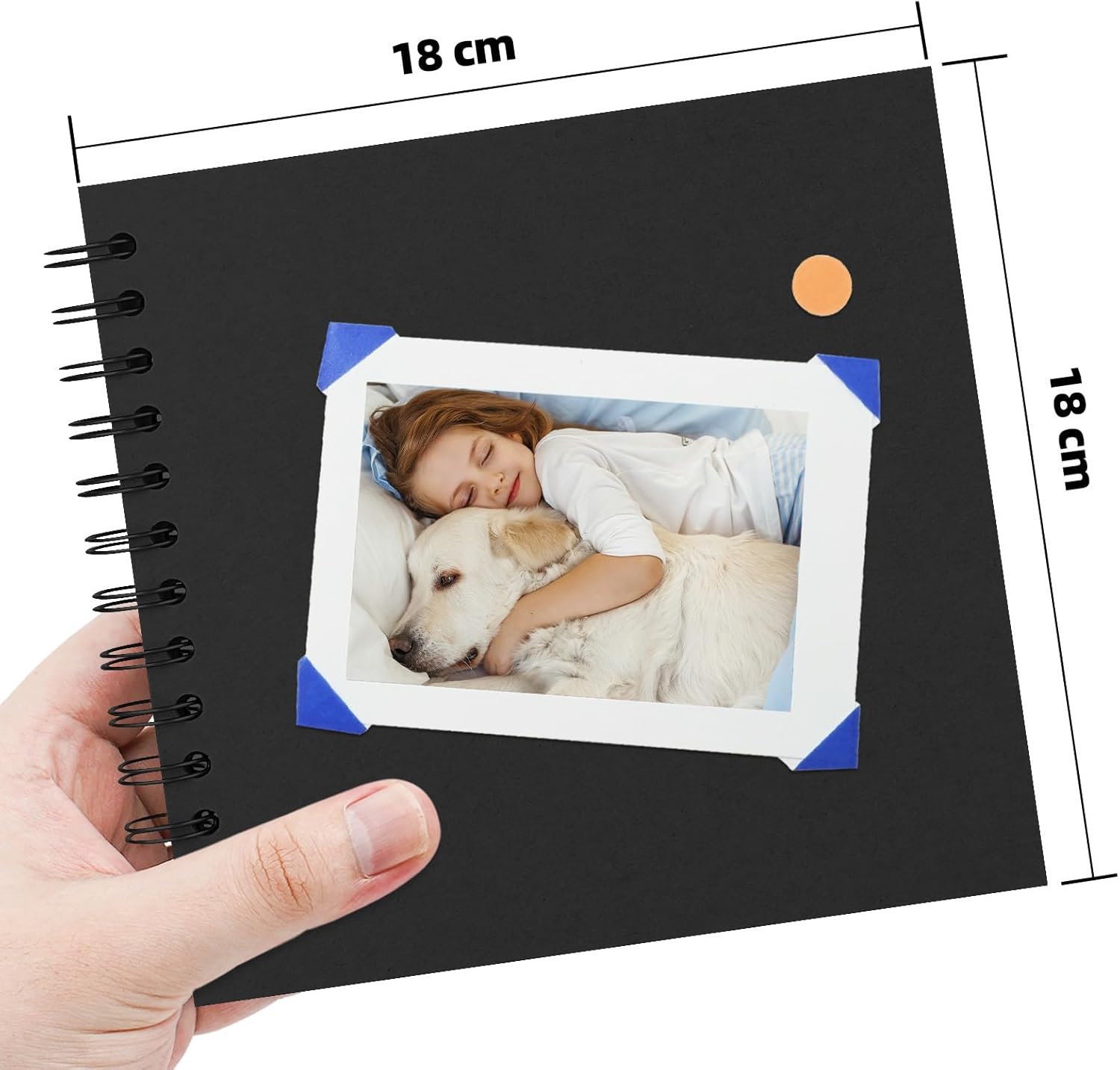 Thumbnail 1 de Remowith Fotoalbum Zum Selbstgestalten 18x18 cm – DIY Scrapbook mit 40 Seiten