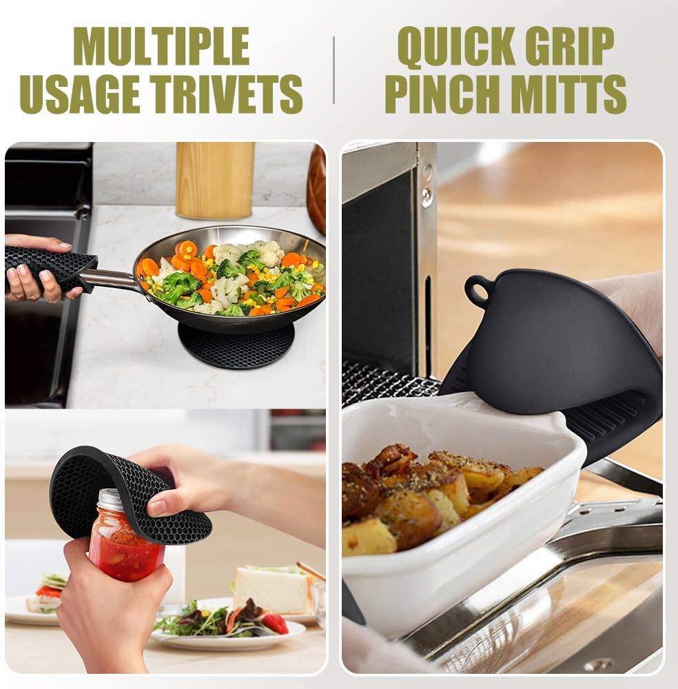 Detalle de Rorecay Oven Mitts 15-inch Set