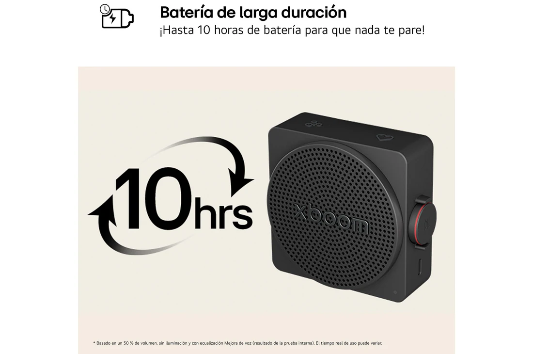 Thumbnail 4 de LG xboom Mini: altavoz bluetooth compacto con IP67 y 10 h de autonomía