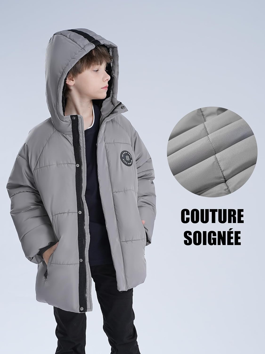 Detalle 2 de maoo garden Doudoune Hiver Garçon 128 cm