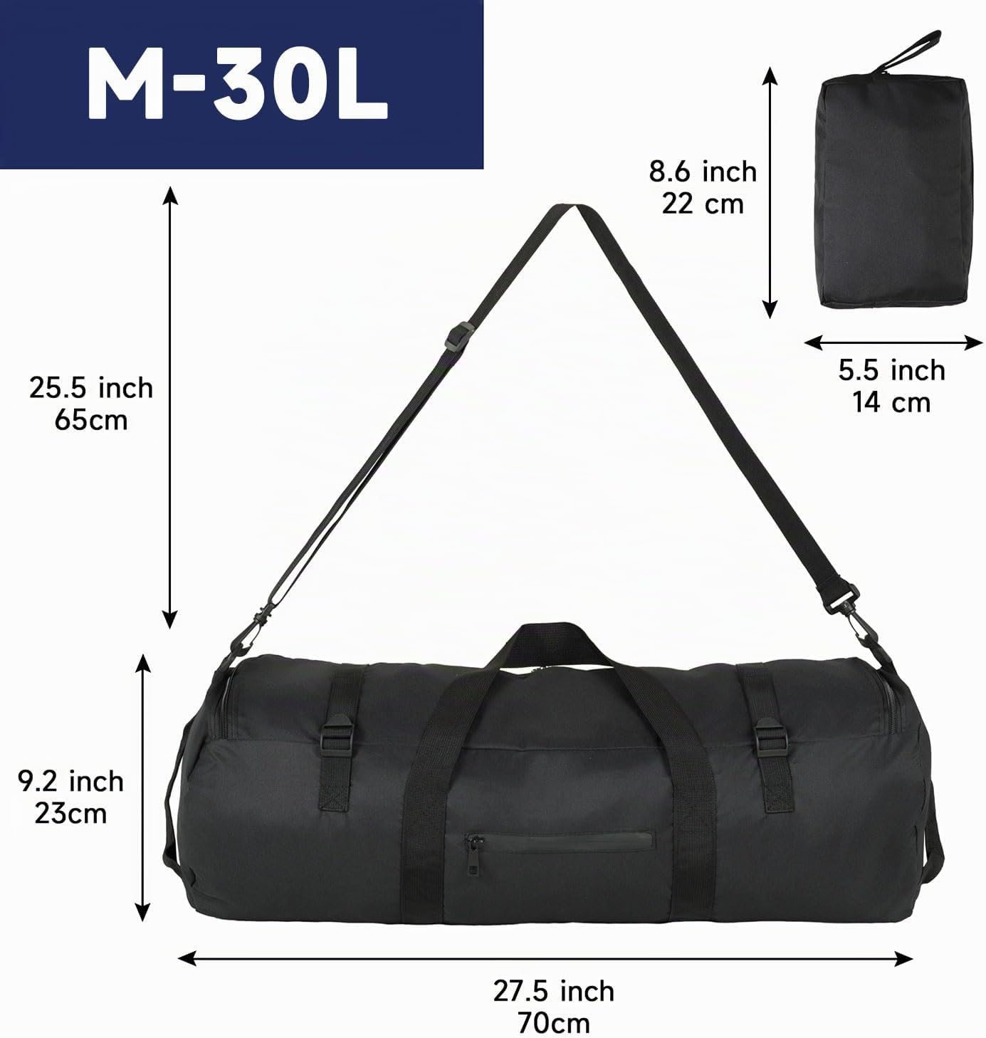 Thumbnail 2 de Arxus Reisetasche 30L/50L/90L – extra große Gepäcktasche für Reisen, Sport und Camping