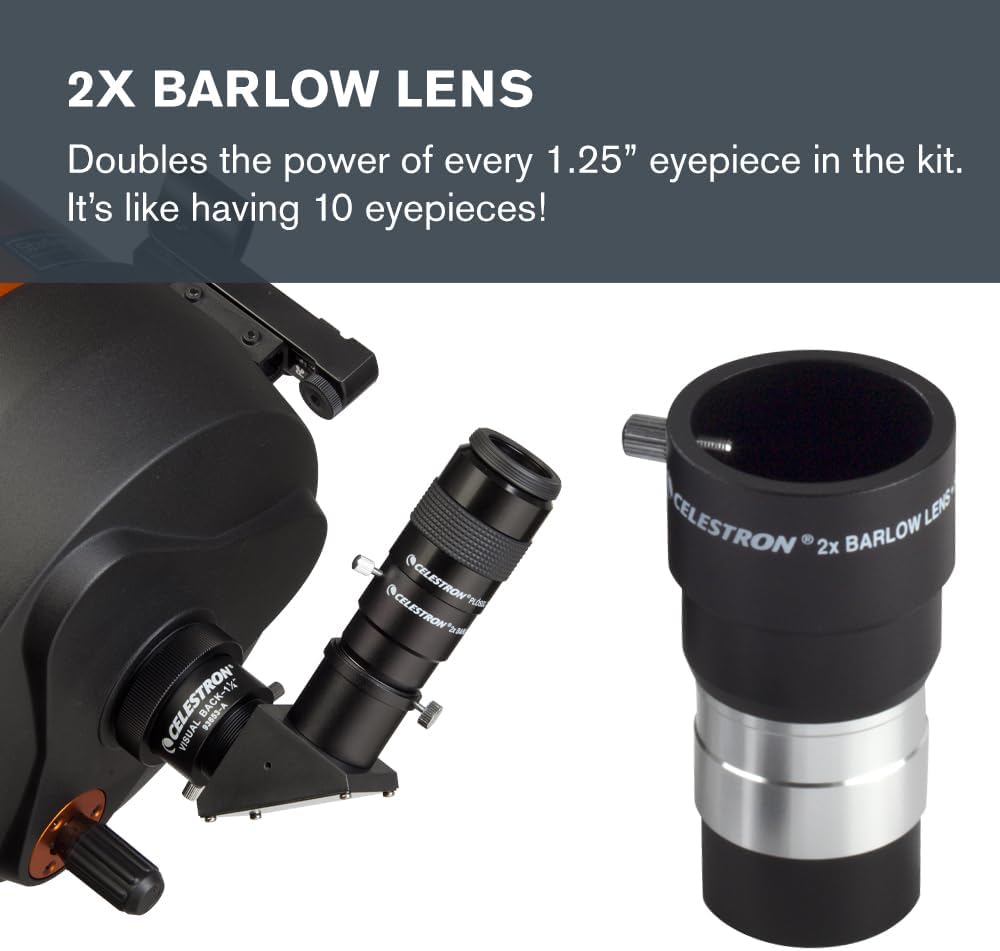Detalle de Celestron Accessory Kit 5× Plossl Eyepieces 🔭