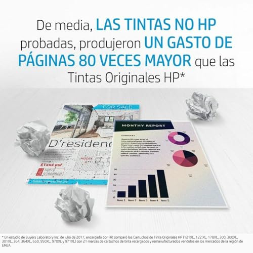Detalle 1 de HP Cartucho de Tinta Original C2P04AE Negro: guía de compra y uso práctico