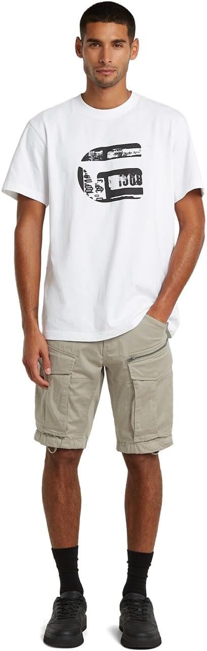 Detalle de G-Star Rovic Zip Regular Shorts Pantaloncini Uomo – taglia 33, beige