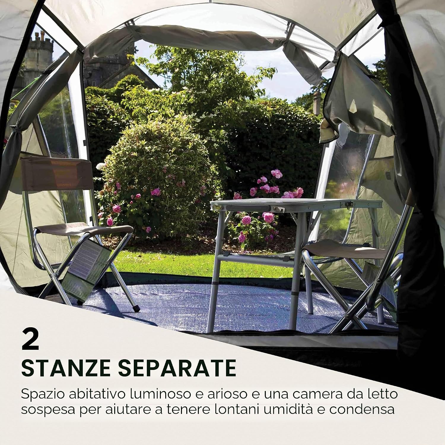 Detalle de Coleman Tenda FastPitch: Tenda-compatta da 3 persone, montaggio rapido e impermeabile 3000 mm