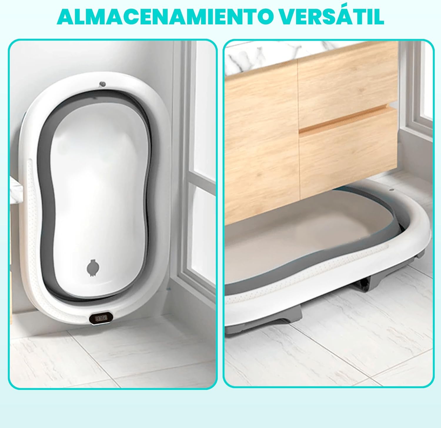 Thumbnail 6 de JUPPLIES Bañera Plegable 75x45x20 cm