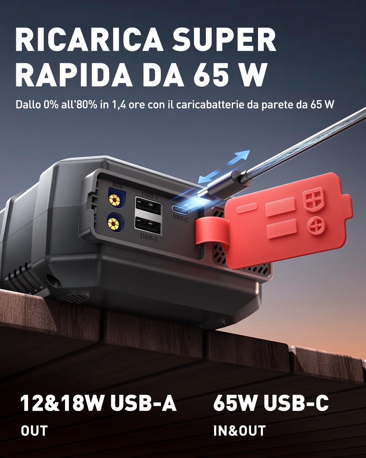 Detalle 2 de ANFLAG Booster Avviamento 8000A 26800mAh