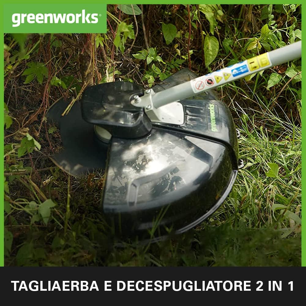 Detalle 2 de Greenworks GD40BCB Decespugliatore 40V, taglio 40 cm ⛏