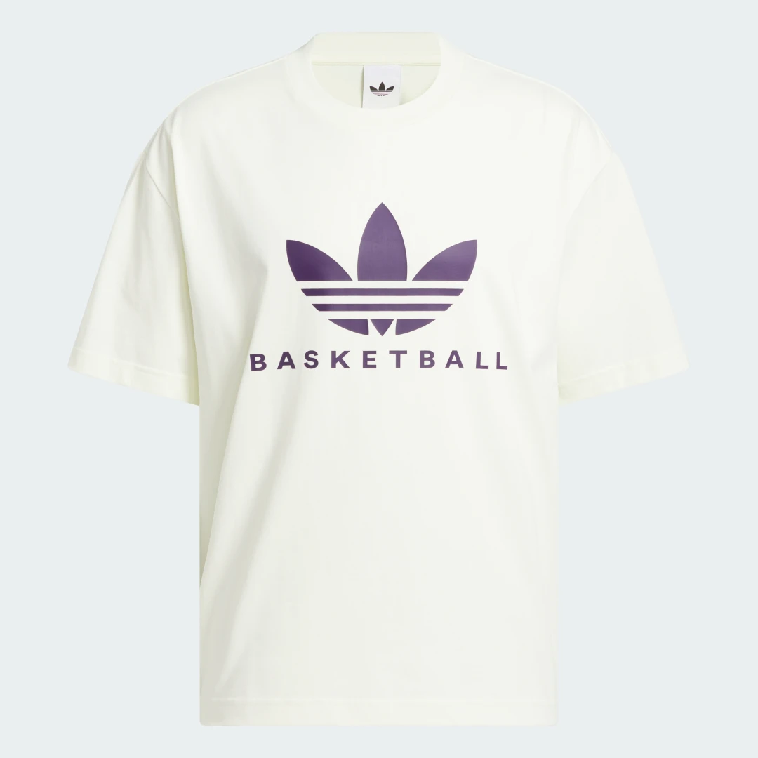 Detalle 2 de Camiseta de baloncesto Adidas Originals Courtside Beige