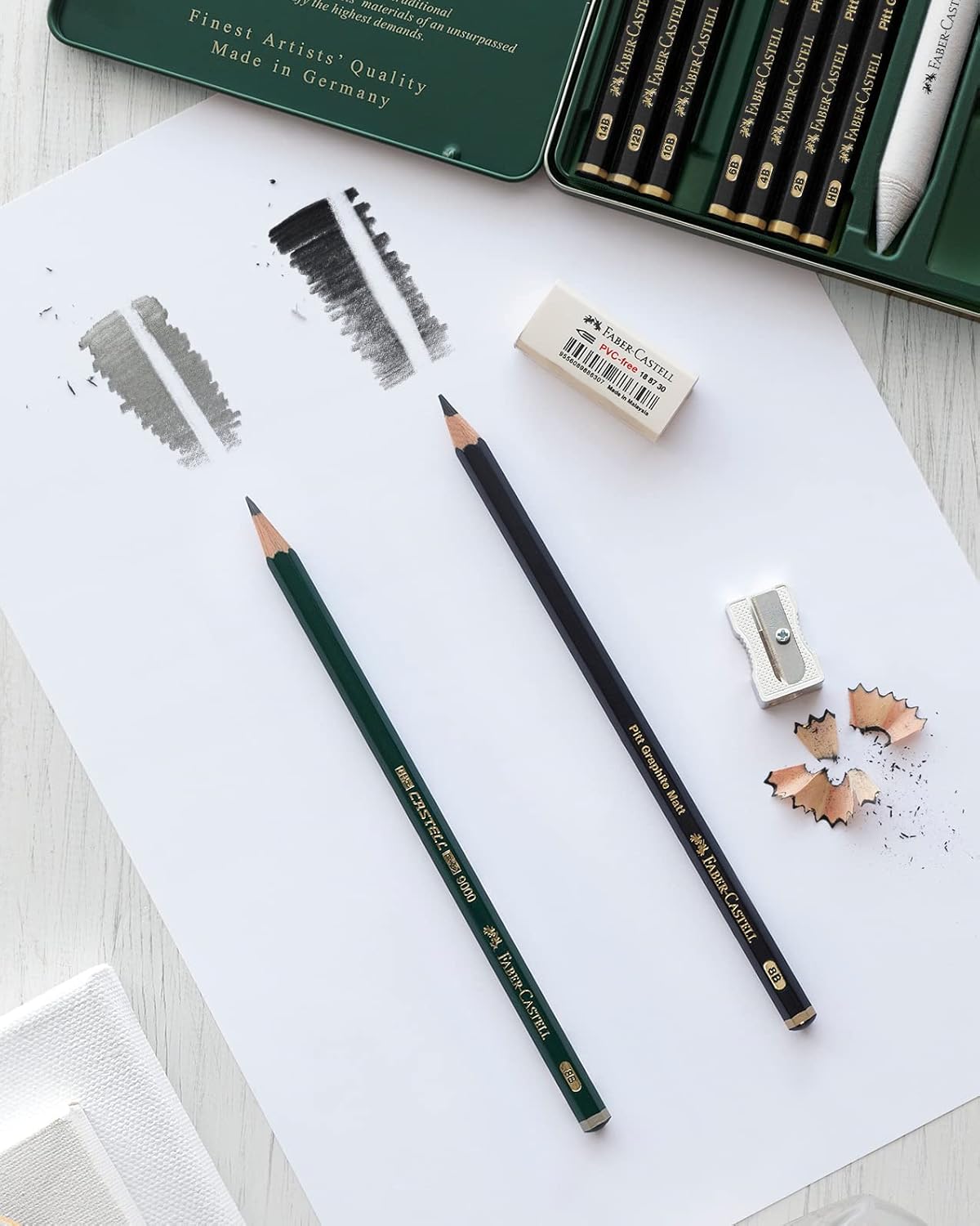 Thumbnail 5 de Faber-Castell Art & Graphic Pitt Graphite Matt Pencil Tin of 6