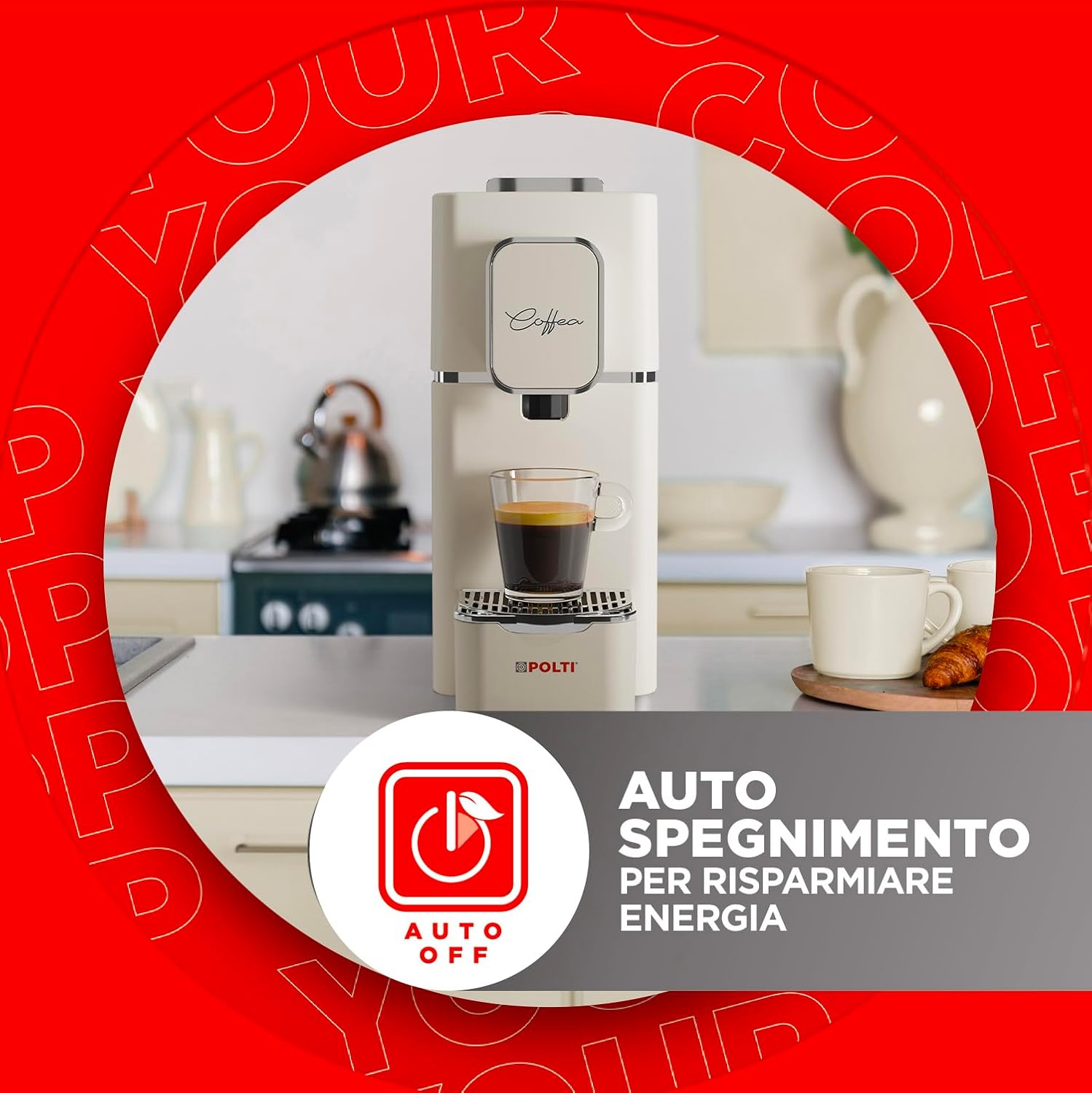 Thumbnail 5 de Polti Coffea S15C macchina espresso 19 bar