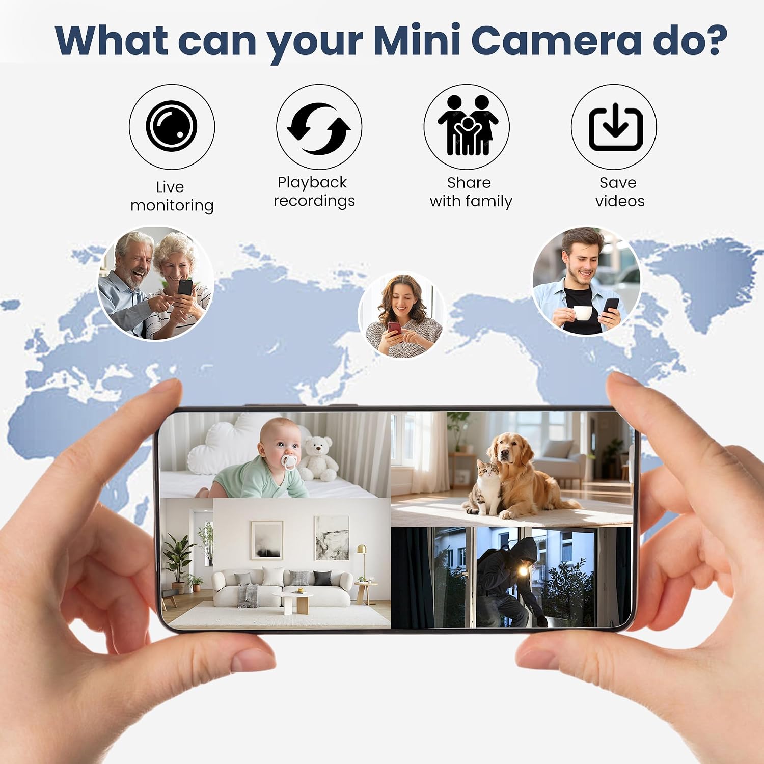 Detalle de javiscam Fully Upgraded 4K Hidden Camera Mini Spy Camera