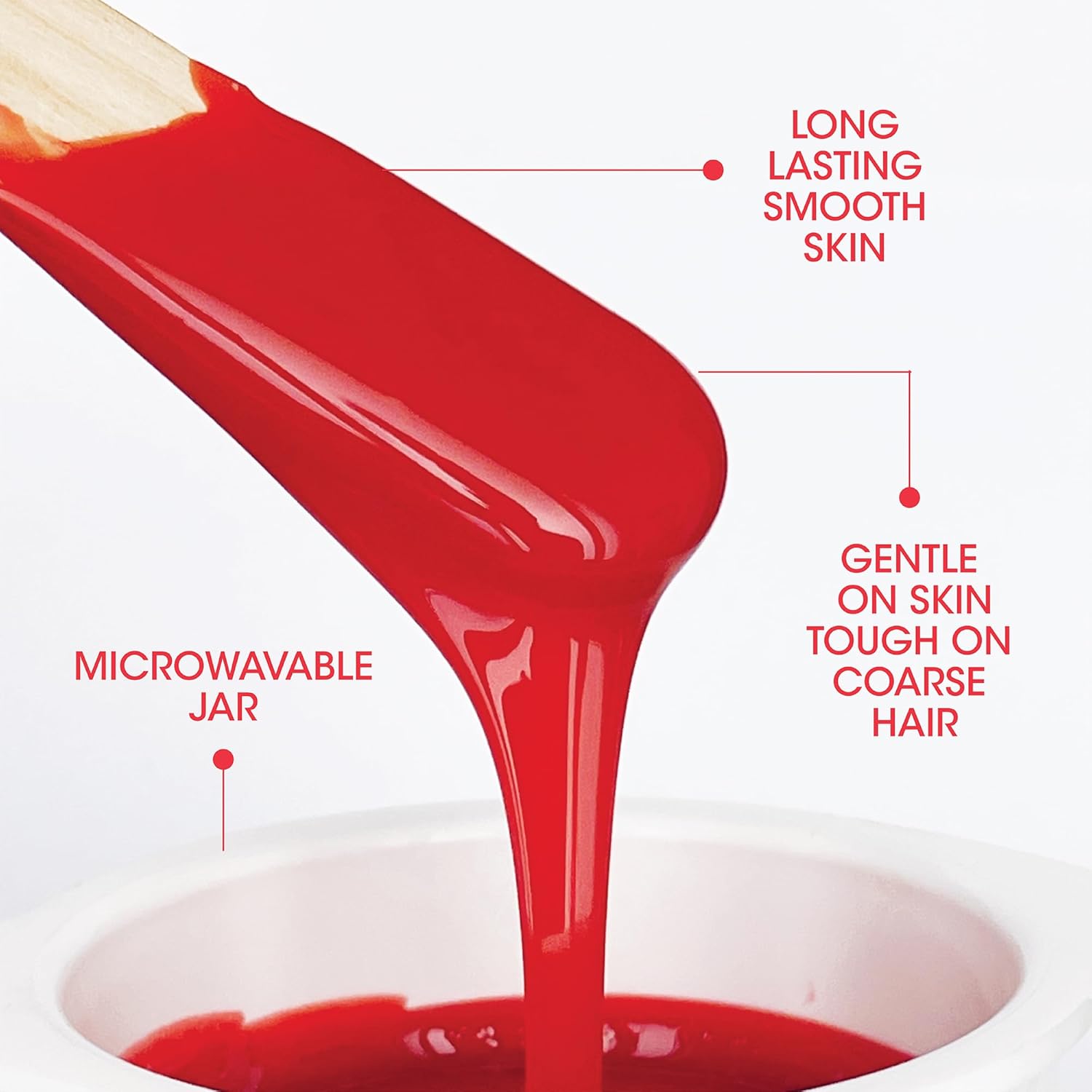 Thumbnail 1 de Nad’s Brazilian & Bikini Wax Kit (Strip-Free Hard Wax) – 140g with wooden spatulas and post-wax oil wipes