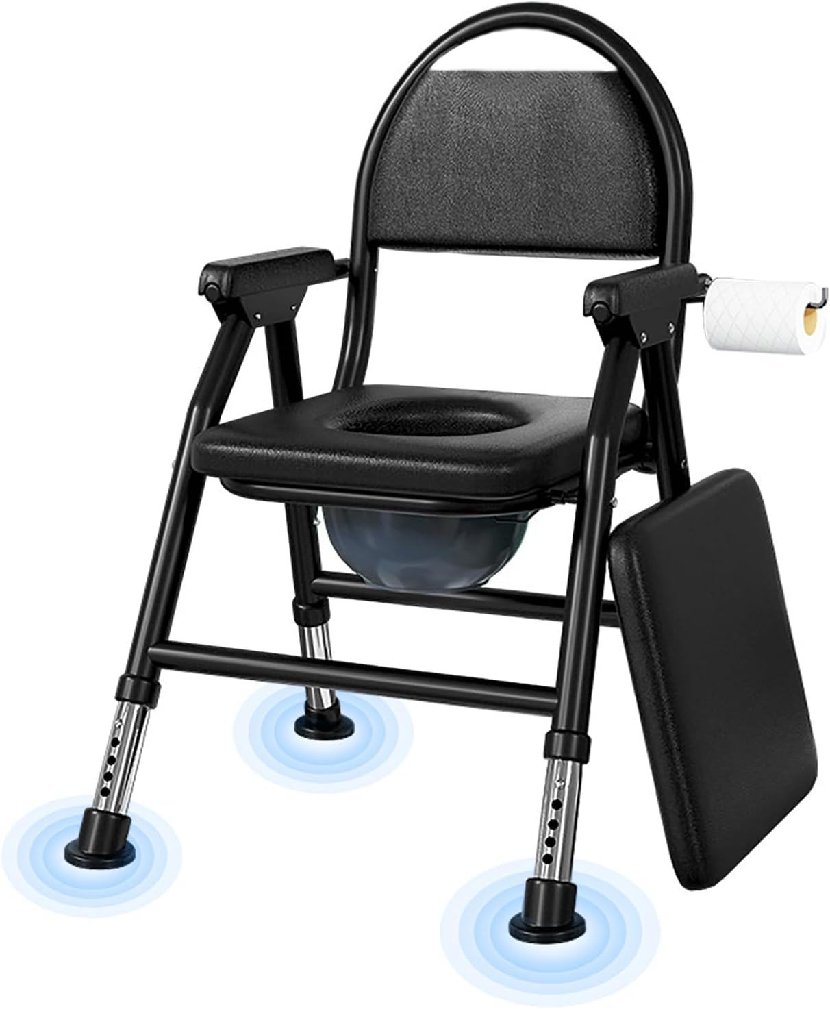 NJUN Toilettenstuhl Senioren höhenverstellbar 400 kg