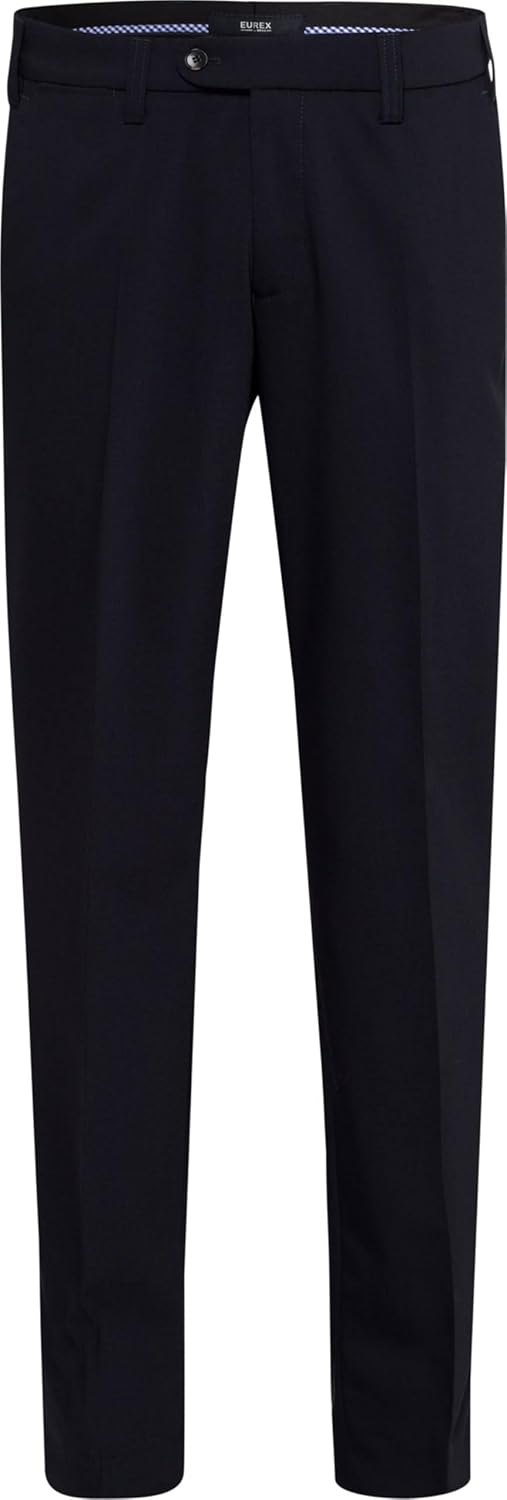 Detalle de EUREX by Brax Herrenhose Jan Flatfront aus Schurwollmix – Regular Fit mit durchdachter Ausstattung