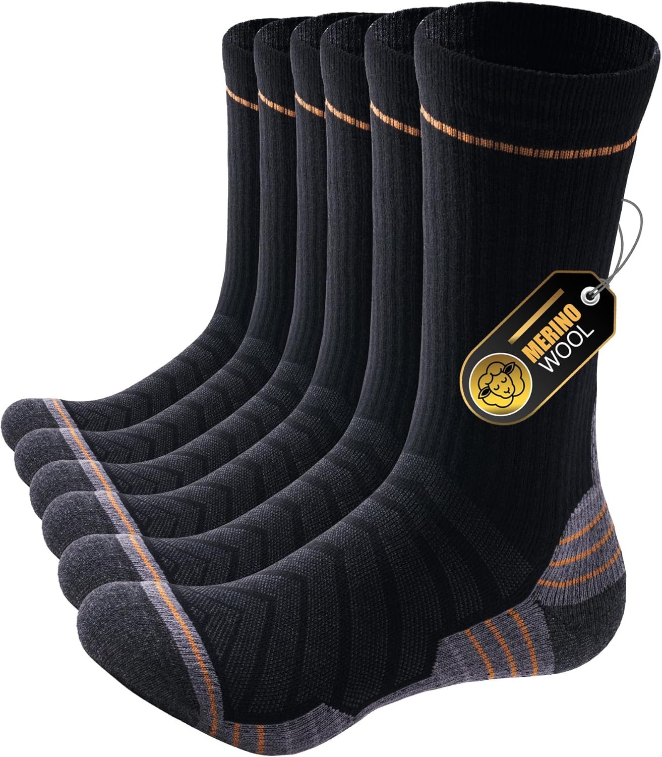Alaplus Merino Wool Hiking Socks 3 Pairs