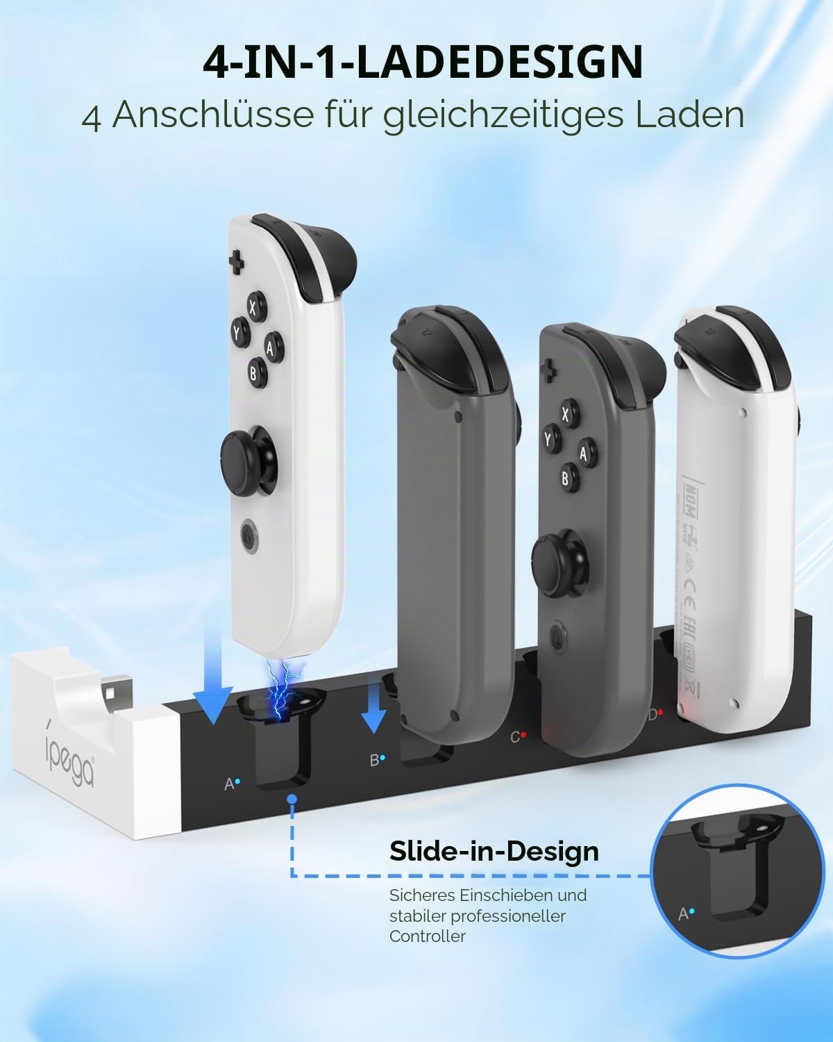 Thumbnail 2 de FYOUNG Ladestation für Joy-Con 4er