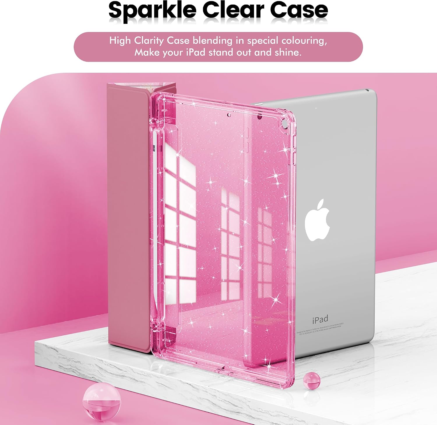 Detalle de iPad 10.2 case Blossom Pink Glow