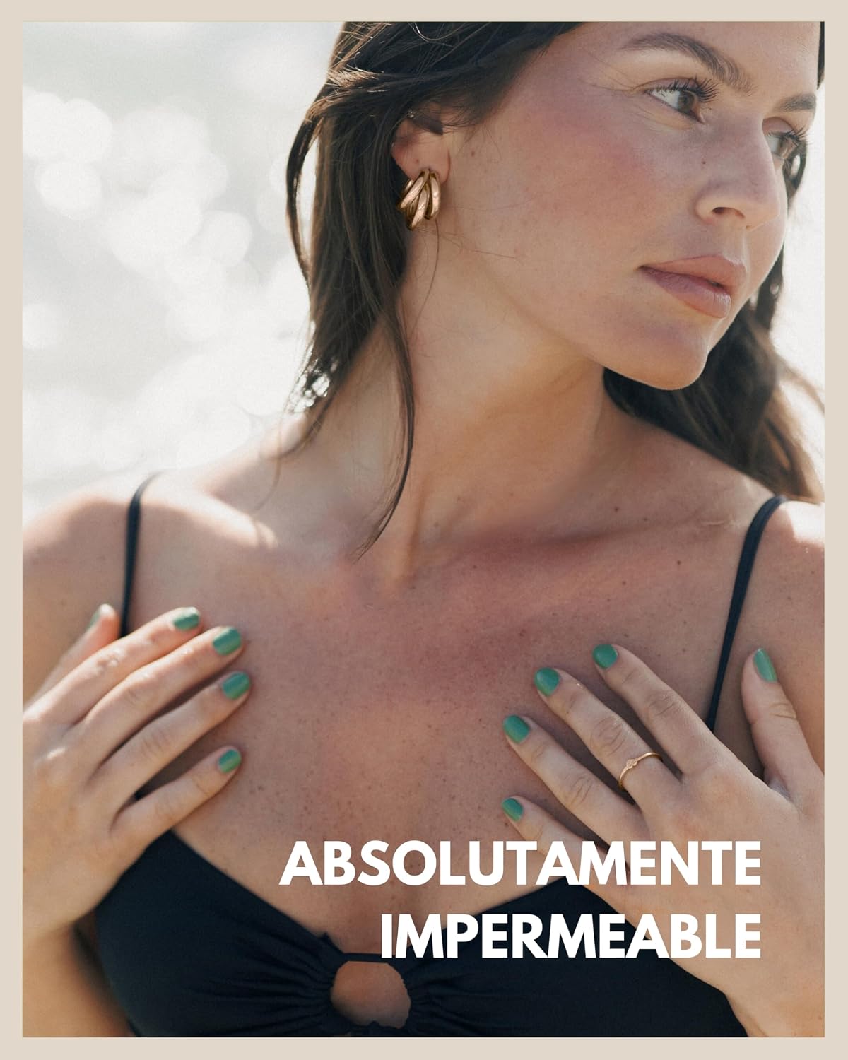 Thumbnail 4 de Aros Triple 20 mm acero inoxidable Oro rosa