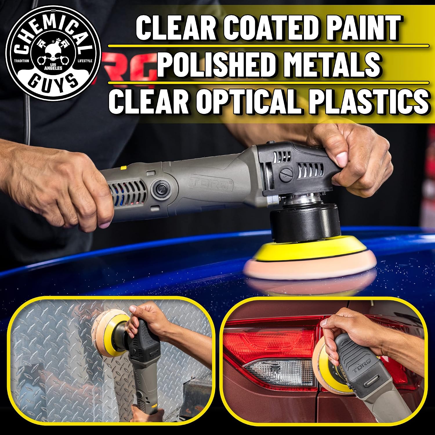 Thumbnail 6 de Chemical Guys TORQX Random Orbital Polisher Complete Car Detailing Kit (12-Piece)