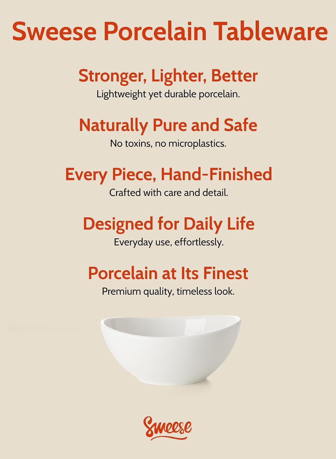 Thumbnail 6 de Sweese 10 oz Porcelain Bowls Set of 6