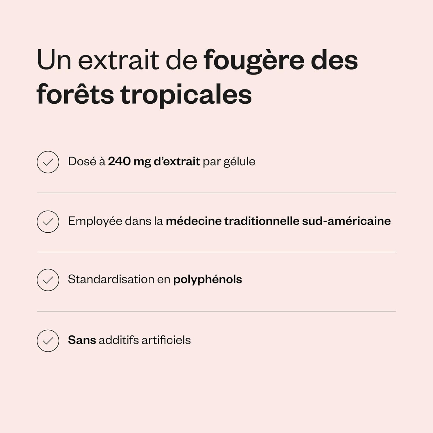 Thumbnail 3 de Supersmart Polypodium Leucotomos Extract – extrait végétal de feuilles, 90 gélules végétariennes