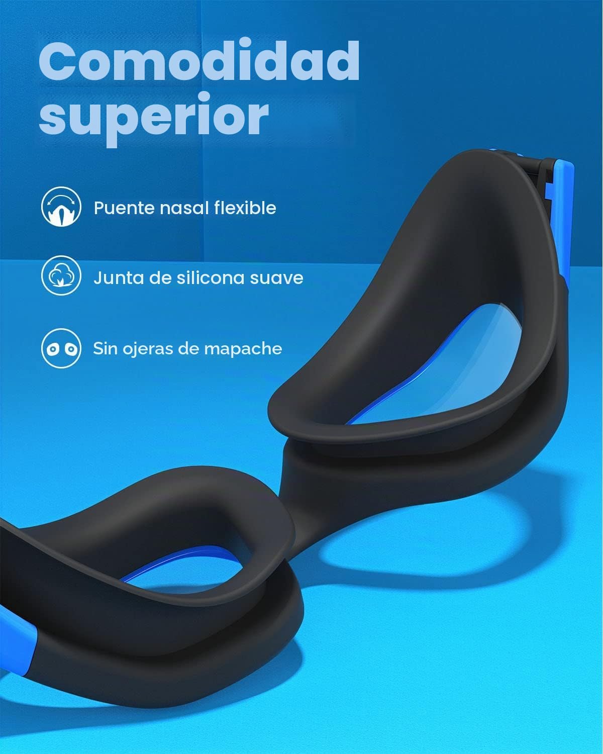 Thumbnail 3 de Zionor G1: Gafas de natación polarizadas, antiniebla y 100% UV para unisex y adulto