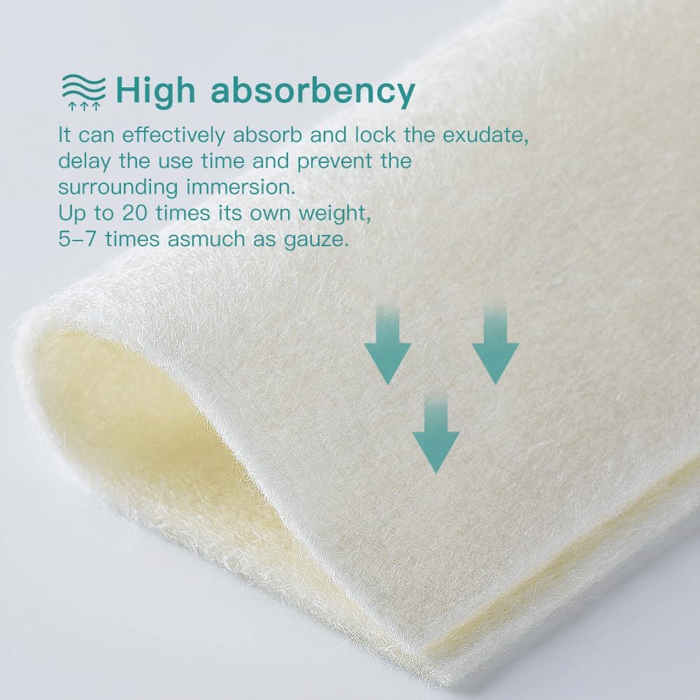 Detalle de Dimora Calcium Alginate Wound Dressing 4x4 Patches (10 Sterile Pads)