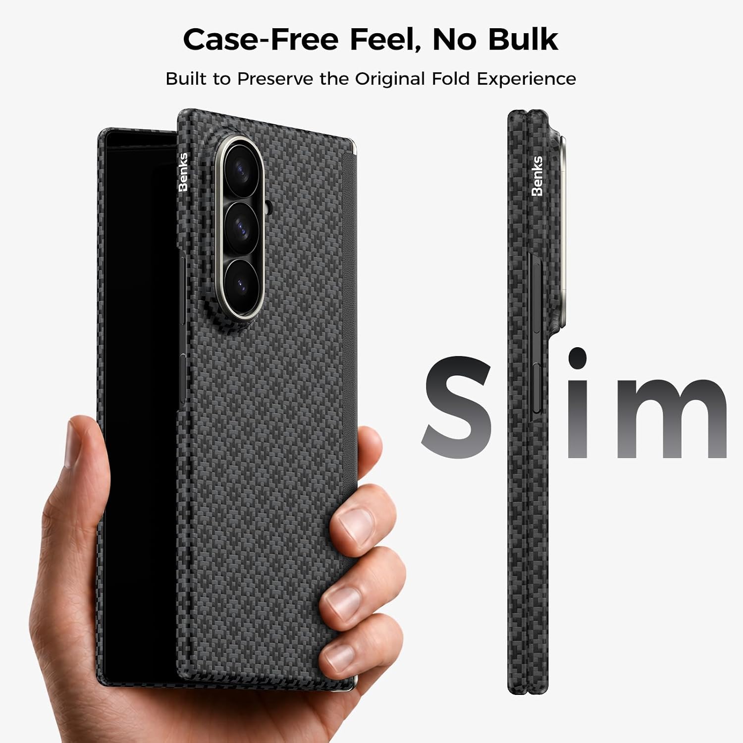 Thumbnail 5 de BENKS ArmorGrid Air Grand Combo Case for Galaxy Z Fold 8 Ultra with Hinge Protection