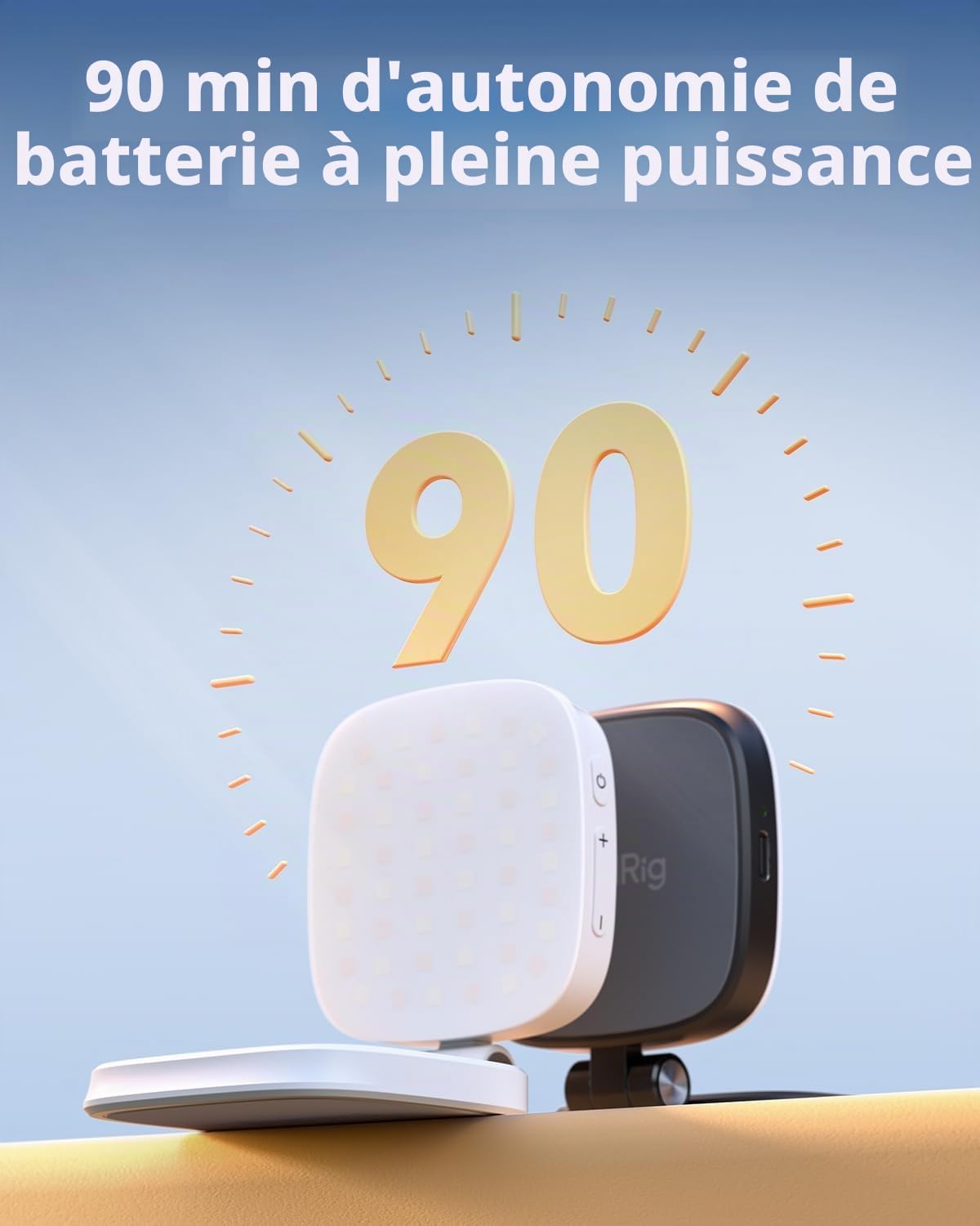 Thumbnail 5 de SMALLRIG Lampe Selfie Magnétique pour iPhone – lumière portable avec miroir et fixation MagSafe