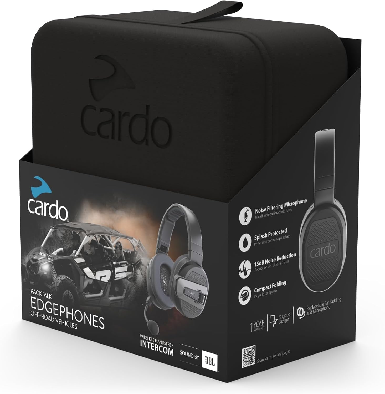 Detalle 2 de Cardo Packtalk Edgephone for ORV Dual Pack