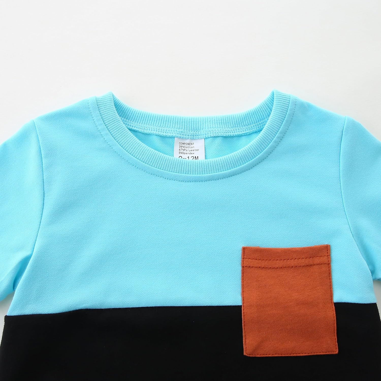 Detalle de KIDDLETOWN Baby Boy Summer 2-Piece Ribbed Tee & Elastic Shorts Set